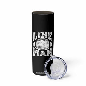 Football Linemen Skinny Tumbler Vintage Offensive Lineman TS10 Print Your Wear