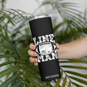 Football Linemen Skinny Tumbler Vintage Offensive Lineman TS10 Print Your Wear