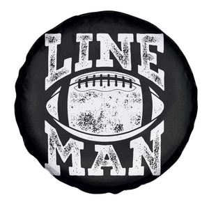 Football Linemen Spare Tire Cover Vintage Offensive Lineman TS10 Print Your Wear
