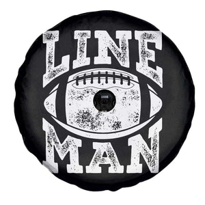 Football Linemen Spare Tire Cover Vintage Offensive Lineman TS10 Print Your Wear