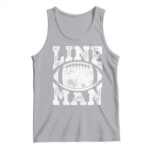 Football Linemen Tank Top Vintage Offensive Lineman TS10 Athletic Heather Print Your Wear