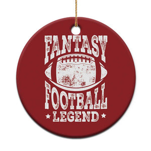 Fantasy Football Legend Christmas Ornament Funny Gameday Dad TS10 Print Your Wear