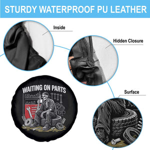 Funny Waiting On Parts Mechanic Skeleton Auto Repair Life Spare Tire Cover TS10 Print Your Wear