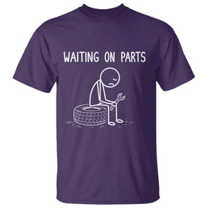 Funny Waiting On Parts Mechanic Auto Repair Car T Shirt TS10 Purple Print Your Wear