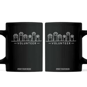 Animal Shelter Volunteer Coffee Mug Cat Dog Rescue Supporter TS10 Black Print Your Wear