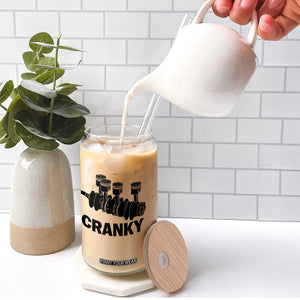 Cranky Car Engine Crankshaft Cars Lover Glass Can Mechanics Father Day TS10 Print Your Wear
