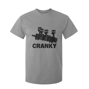 Cranky Car Engine Crankshaft Cars Lover T Shirt For Kid Mechanics Father Day TS10 Sport Gray Print Your Wear