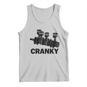 Cranky Car Engine Crankshaft Cars Lover Tank Top Mechanics Father Day TS10 Ash Print Your Wear
