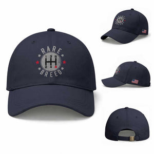 Rare Breed Manual Transmission Stick Shift Driver Baseball Cap Vintage Distressed Graphic