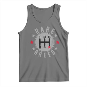 Rare Breed Manual Transmission Stick Shift Driver Tank Top Vintage Distressed Graphic
