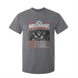 Mechanic Skeleton T Shirt For Kid Funny Hourly Rate Auto Car Garage Labor Rates