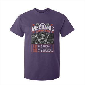 Mechanic Skeleton T Shirt For Kid Funny Hourly Rate Auto Car Garage Labor Rates