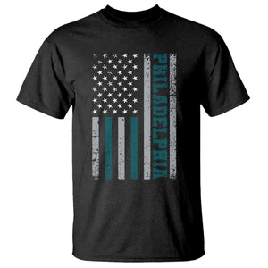 Philadelphia T Shirt Retro American Flag Philly Fan TS10 Black Print Your Wear