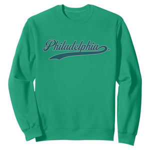 Philadelphia Sweatshirt Mascot Vintage Sports Name TS10 Irish Green Print Your Wear
