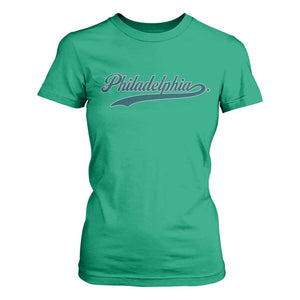 Philadelphia T Shirt For Women Mascot Vintage Sports Name TS10 Irish Green Print Your Wear