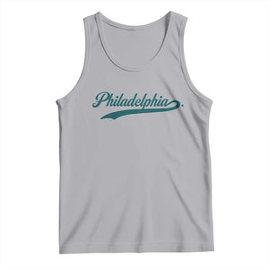 Philadelphia Tank Top Mascot Vintage Sports Name TS10 Athletic Heather Print Your Wear