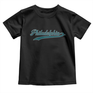Philadelphia Toddler T Shirt Mascot Vintage Sports Name TS10 Black Print Your Wear
