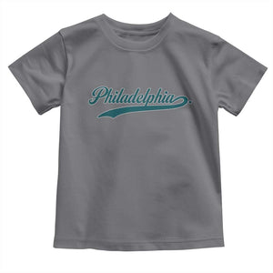 Philadelphia Toddler T Shirt Mascot Vintage Sports Name TS10 Charcoal Print Your Wear