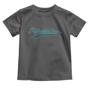 Philadelphia Toddler T Shirt Mascot Vintage Sports Name TS10 Dark Heather Print Your Wear