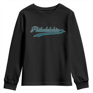 Philadelphia Youth Sweatshirt Mascot Vintage Sports Name TS10 Black Print Your Wear