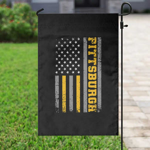 Pittsburgh Garden Flag Retro Vintage USA Flag Patriotic American TS10 Print Your Wear