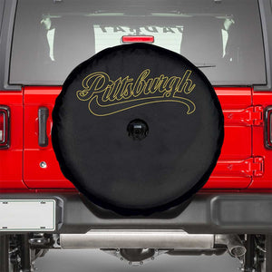 Pittsburgh Spare Tire Cover Classic Retro Vintage Pennsylvania PA TS10 Black Print Your Wear