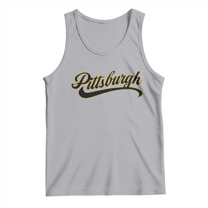 Pittsburgh Tank Top Classic Retro Vintage Pennsylvania PA TS10 Athletic Heather Print Your Wear