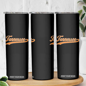 Vintage Tennessee Skinny Tumbler Classic TN Orange Print Retro Vintage TS10 Print Your Wear