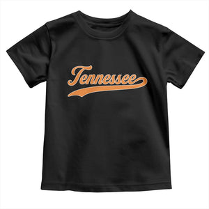Vintage Tennessee Toddler T Shirt Classic TN Orange Print Retro Vintage TS10 Black Print Your Wear