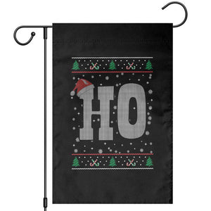 Where's My Ho At Matching Ugly Christmas Garden Flag Ho Funny Couples TS10 Black Print Your Wear