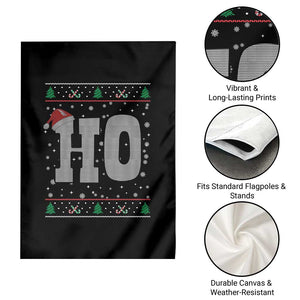 Where's My Ho At Matching Ugly Christmas Garden Flag Ho Funny Couples TS10 Print Your Wear