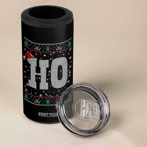 Where's My Ho At Matching Ugly Christmas 4 in 1 Can Cooler Tumbler Ho Funny Couples TS10 Print Your Wear