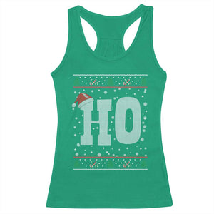 Where's My Ho At Matching Ugly Christmas Racerback Tank Top Ho Funny Couples TS10 Irish Green Print Your Wear