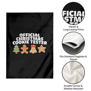 Official Christmas Cookie Tester Garden Flag Taster Baking Crew Sibling Matching TS10 Print Your Wear