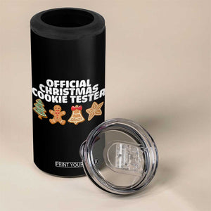 Official Christmas Cookie Tester 4 in 1 Can Cooler Tumbler Taster Baking Crew Sibling Matching TS10 Print Your Wear