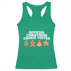 Official Christmas Cookie Tester Racerback Tank Top Taster Baking Crew Sibling Matching TS10 Irish Green Print Your Wear