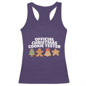 Official Christmas Cookie Tester Racerback Tank Top Taster Baking Crew Sibling Matching TS10 Purple Print Your Wear