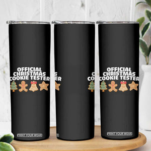 Official Christmas Cookie Tester Skinny Tumbler Taster Baking Crew Sibling Matching TS10 Print Your Wear