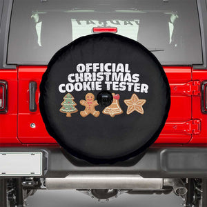 Official Christmas Cookie Tester Spare Tire Cover Taster Baking Crew Sibling Matching TS10 Black Print Your Wear
