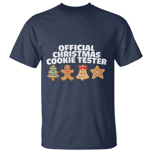 Official Christmas Cookie Tester T Shirt Taster Baking Crew Sibling Matching TS10 Navy Print Your Wear