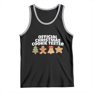 Official Christmas Cookie Tester Tank Top Taster Baking Crew Sibling Matching TS10 Black Athletic Heather Print Your Wear