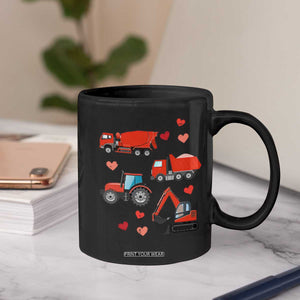Excavator Construction Coffee Mug Car Tractor Truck Lovers TS10 Print Your Wear