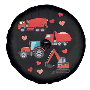 Excavator Construction Spare Tire Cover Car Tractor Truck Lovers TS10 Print Your Wear