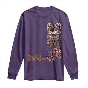92 Percent Black Woman Power Long Sleeve Shirt 92 Percent Melanin Girls TS10 Purple Print Your Wear