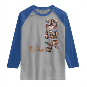 92 Percent Black Woman Power Raglan Shirt 92 Percent Melanin Girls TS10 Sport Gray Royal Print Your Wear