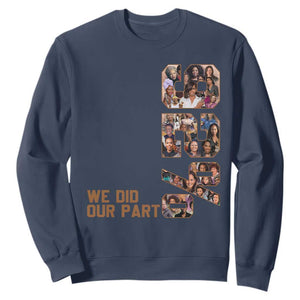 92 Percent Black Woman Power Sweatshirt 92 Percent Melanin Girls TS10 Navy Print Your Wear