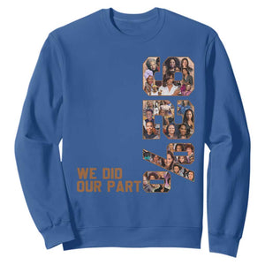 92 Percent Black Woman Power Sweatshirt 92 Percent Melanin Girls TS10 Royal Blue Print Your Wear