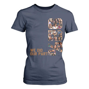 92 Percent Black Woman Power T Shirt For Women 92 Percent Melanin Girls TS10 Navy Print Your Wear