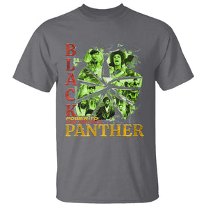 Vintage Black Panther Party T Shirt Newton Seale Shakur Black History Month Juneteenth TS10 Charcoal Print Your Wear