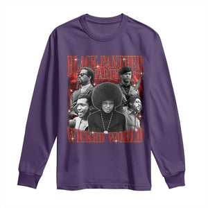 Black Panther Party Long Sleeve Shirt Black History Month TS10 Purple Print Your Wear